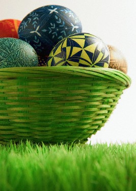 آمورش رنگ کردن تخم مرغ سفره هفت سین ویژه نوروز 90 | www.ALamto.COm
