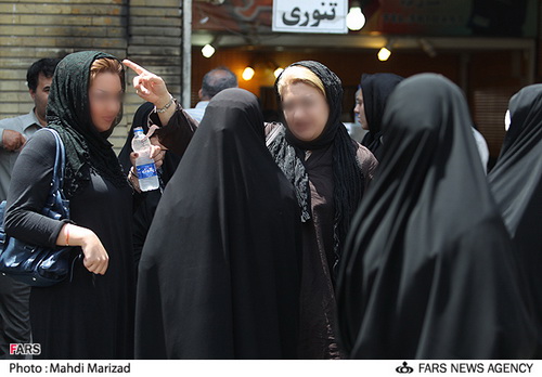 عکس هایی از مبارزه با بدحجابی در تهران! | www.Alamto.Com