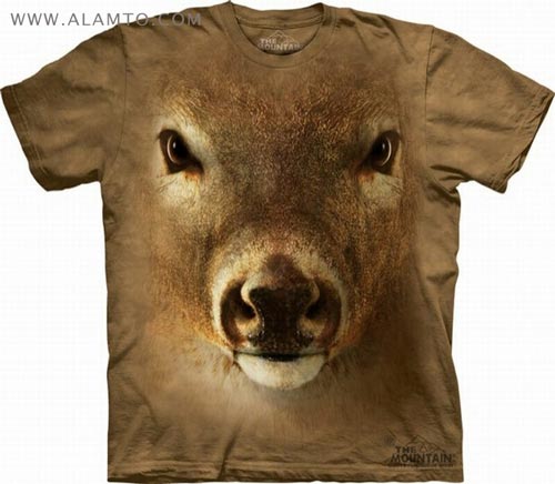 مدل تی شرت های زیبا با طرح صورت حیوانات